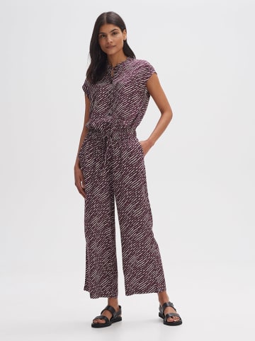 OPUS Jumpsuit in Plaume/ Weiß/ Schwarz
