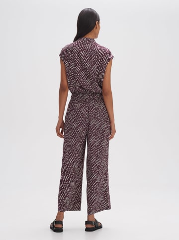 OPUS Jumpsuit in Plaume/ Weiß/ Schwarz