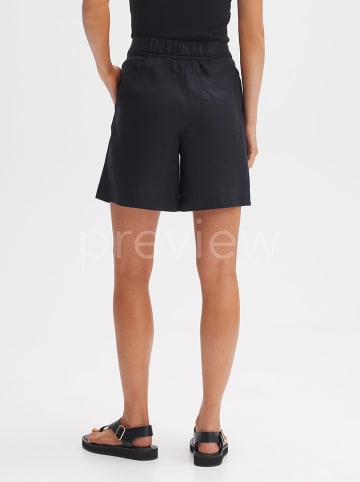 OPUS Linnen short donkerblauw