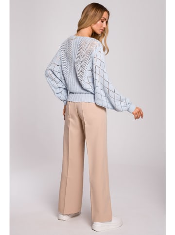 made of emotion Pullover in Hellblau