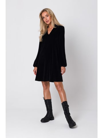 made of emotion Fluwelen jurk zwart