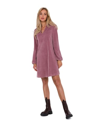 made of emotion Samtkleid in Rosa