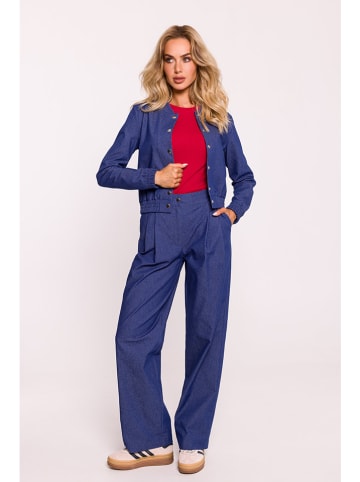 made of emotion Bluza w kolorze niebieskim