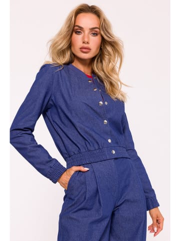made of emotion Sweatjacke in Blau