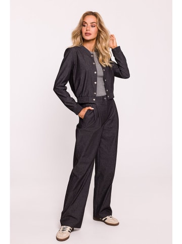 made of emotion Bluza w kolorze antracytowym
