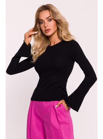 made of emotion Longsleeve in Schwarz