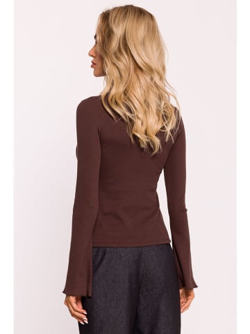 made of emotion Longsleeve bruin