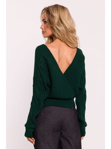 made of emotion Pullover in Dunkelgrün