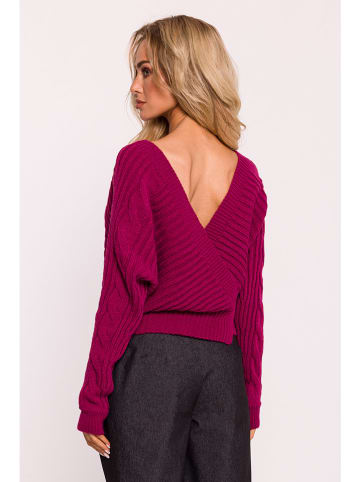 made of emotion Sweter w kolorze różowym