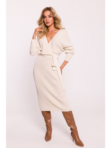 made of emotion Strickkleid in Creme