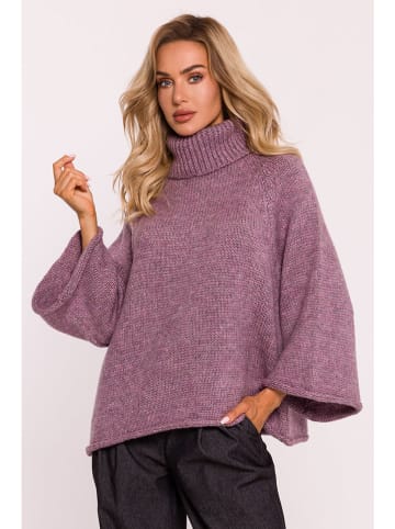 made of emotion Rollkragenpullover in Lila
