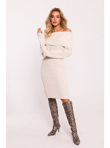 made of emotion Strickkleid in Creme