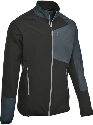 Maul Sport Softshelljacke "Hornspitze" in Schwarz/ Dunkelblau