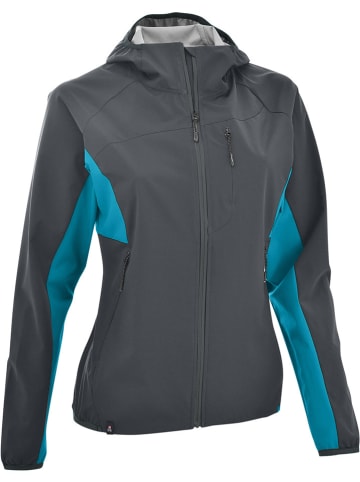 Maul Sport Softshelljacke "Wildbarren" in Anthrazit/ Blau