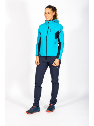 Maul Sport Softshelljacke "Wildbarren" in Blau/ Schwarz