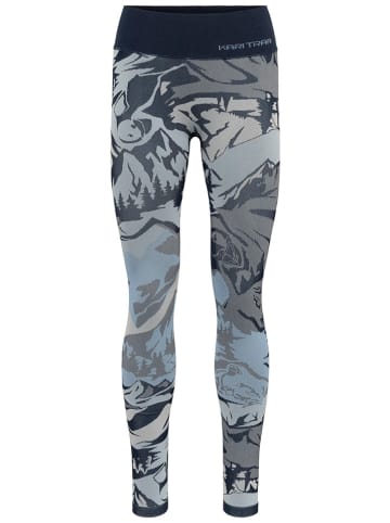 KARI TRAA Funktionsleggings "Mille" in Hellblau