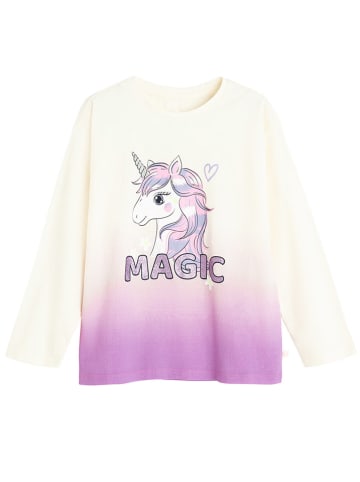 COOL CLUB Longsleeve paars/wit