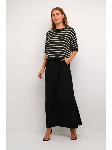 Kaffe Pullover in Schwarz/ Creme