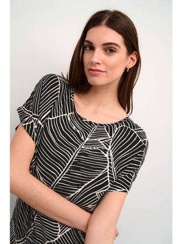 Kaffe Bluse in Schwarz/ Weiß