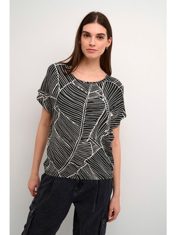 Kaffe Bluse in Schwarz/ Weiß