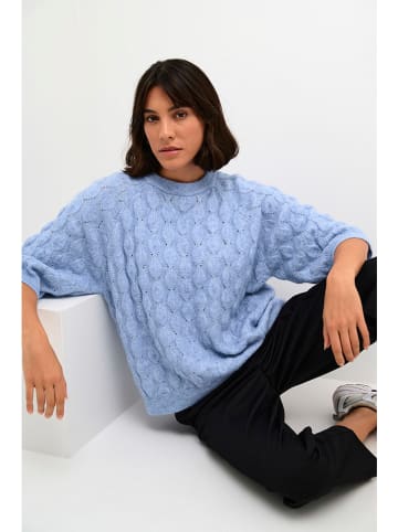 Kaffe Pullover in Hellblau