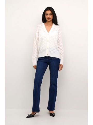 Kaffe Cardigan in Weiß