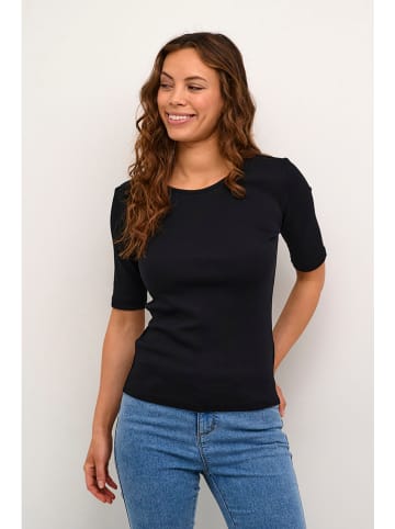 Kaffe Longsleeve in Schwarz