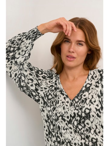 Kaffe Bluse in Schwarz/ Creme