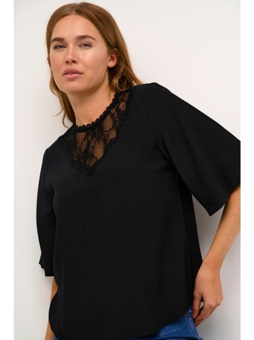 Kaffe Bluse in Schwarz