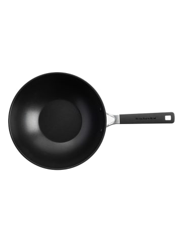 KitchenAid Wok "Classic" in Silber - Ø 28 cm