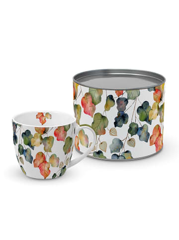 ppd Jumbotasse ''Bright Fall'' in Weiß/ Bunt - 400 ml