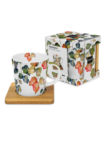 ppd Mok "Bright Fall" wit/meerkleurig - 400 ml