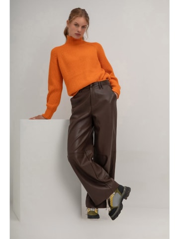 Josephine & Co Sweter "Serena" w kolorze pomarańczowym