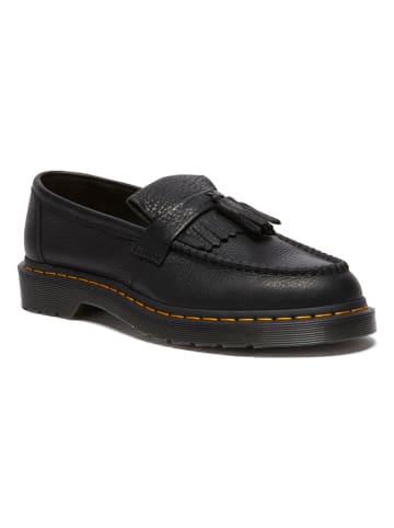Dr. Martens Leder-Mokassins in Schwarz