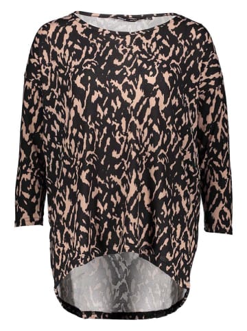 ONLY Longsleeve in Schwarz/ Beige