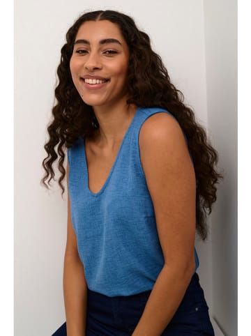 Kaffe Blousetop blauw