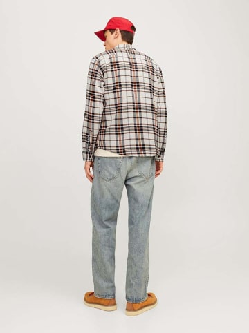 Jack & Jones Koszula "Classic Autumn" w kolorze kremowo-brązowym