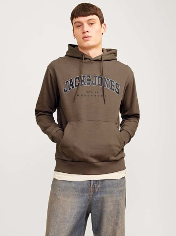 Jack & Jones Bluza "Caleb" w kolorze brązowym