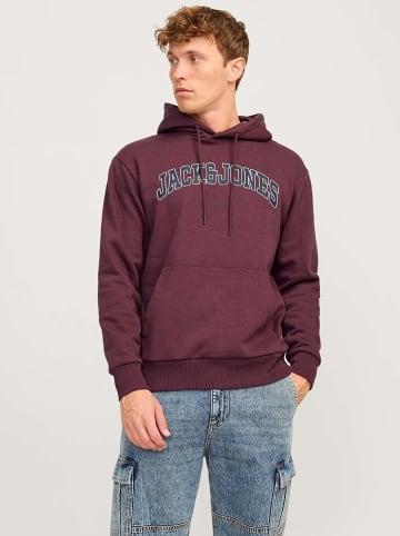 Jack & Jones Hoodie "Caleb" in Bordeaux