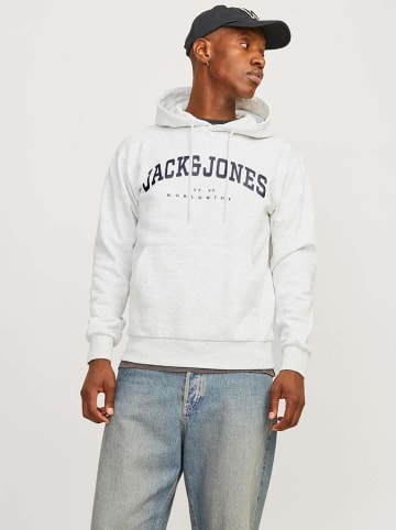Jack & Jones Hoodie "Caleb" in Hellgrau