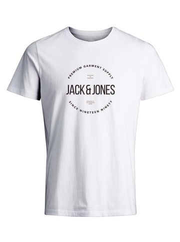Jack & Jones Koszulka "Blaaston" w kolorze białym