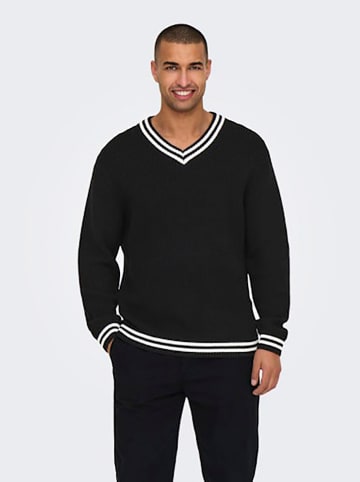 ONLY & SONS Pullover in Schwarz