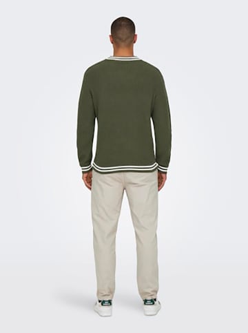ONLY & SONS Trui kaki