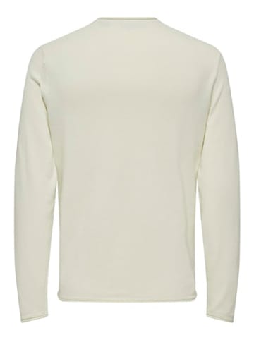 ONLY & SONS Sweter w kolorze beżowym