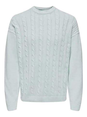 ONLY & SONS Pullover in Hellblau