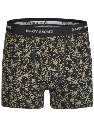 Happy Shorts 3-delige set: boxershorts bordeaux/zwart/beige
