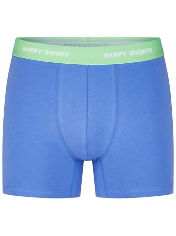 Happy Shorts 3er-Set: Boxershorts in Dunkelblau/ Blau/ Türkis