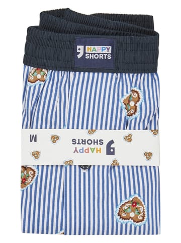 Happy Shorts 2er-Set: Boxershorts "Oktoberfest" in Balu/ Weiß