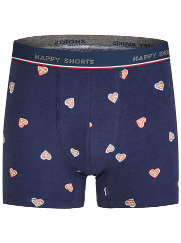 Happy Shorts 2er-Set: Boxershorts "Oktoberfest" in Rot/ Dunkelblau