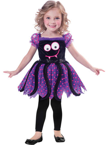 amscan Sukienka kostiumowa "Itsy Bitsy Spider" w kolorze fioletowym